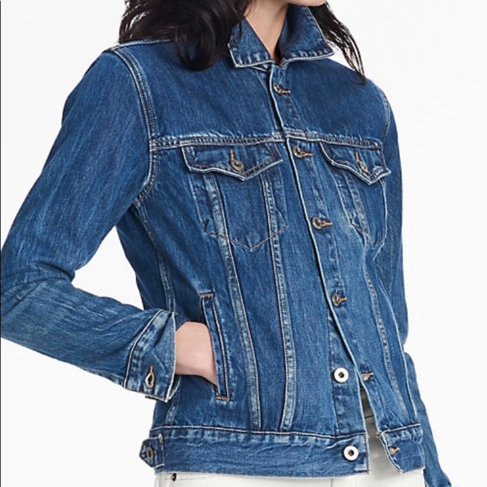 NWOT Lucky Brand Tomboy Trucker Denim Jacket SZ XS